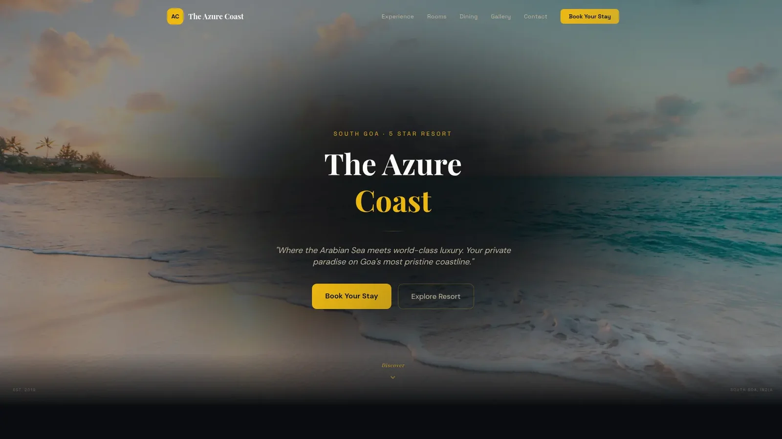 The Azure Coast luxury resort