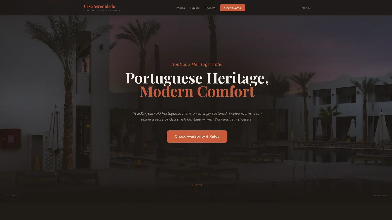 Casa Serenidade heritage hotel