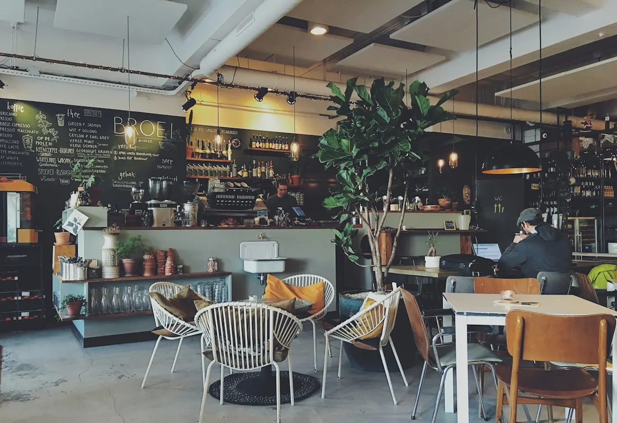 Golden Vine Cafe interior